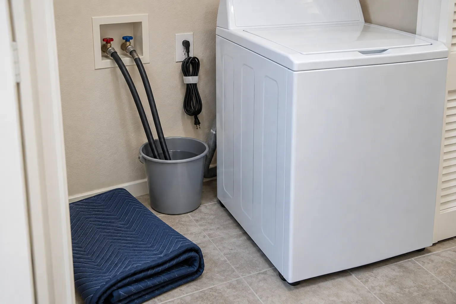 Washer and Dryer Pickup Checklist